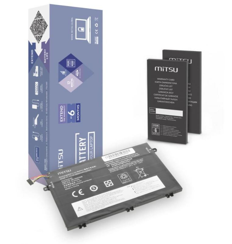 MITSU Battery for Lenovo ThinkPad E480