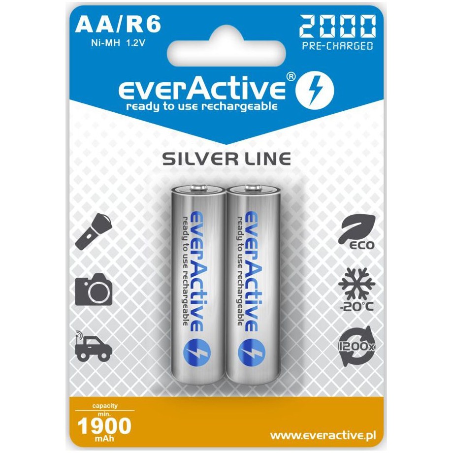 Rechargeable batteries everActive Ni-MH R6 AA
