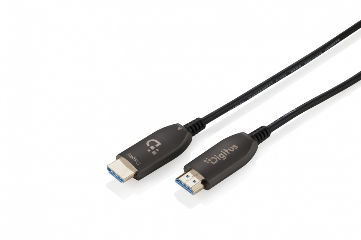 DIGITUS HDMI AOC Hybrid Glasfaserkabel UHD