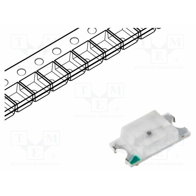 OPTOSUPPLY LED; yellow green; SMD; 1206