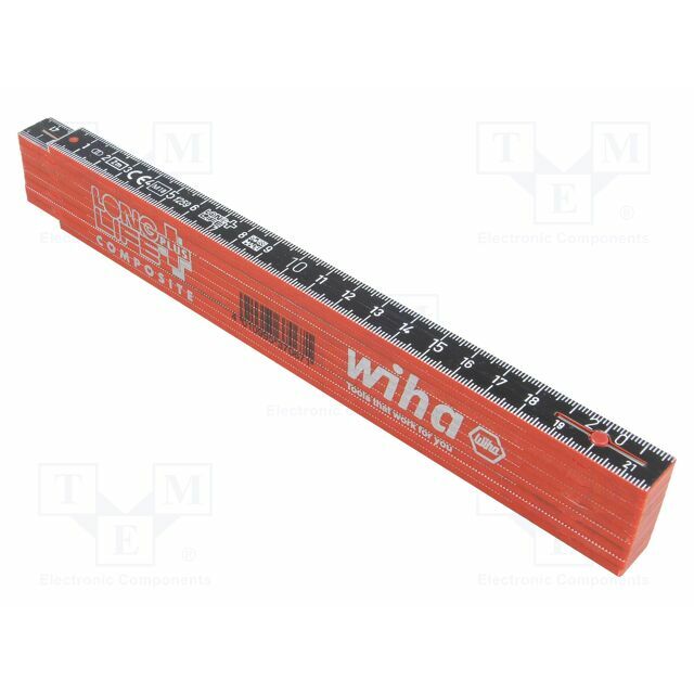 Folding ruler; L: 2m; Width: 15mm