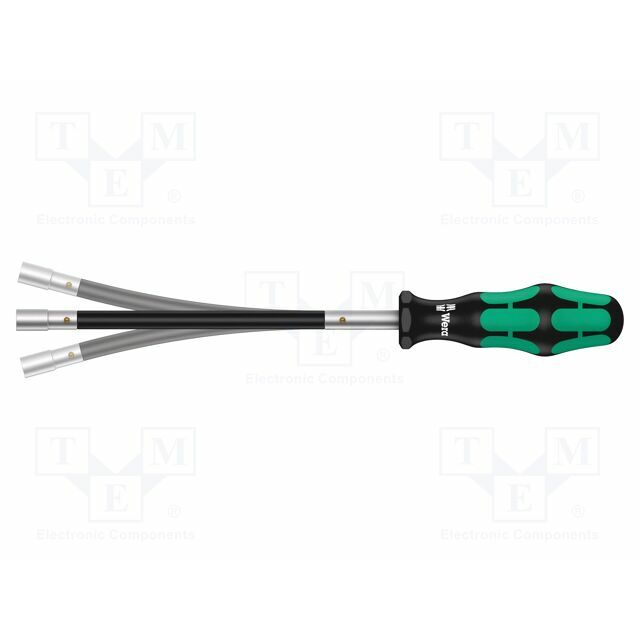 Screwdriver: standard; with flexible shaft; 6-angles