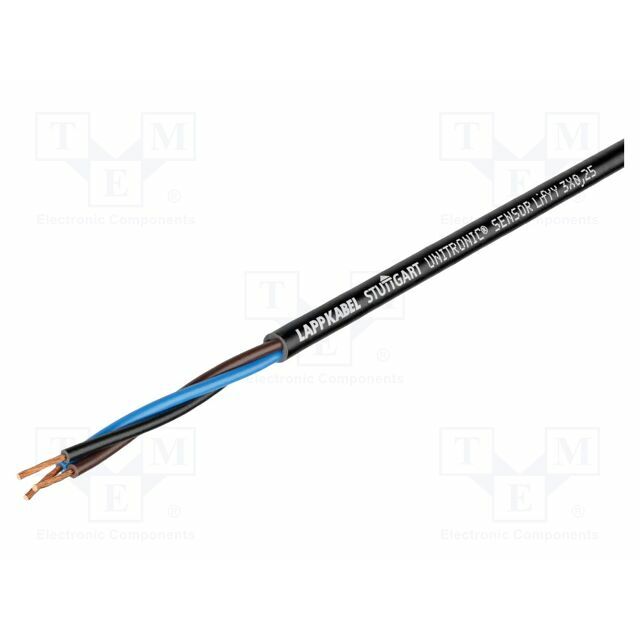 Wire; UNITRONIC® SENSOR; LifYY; 3x0.25mm2