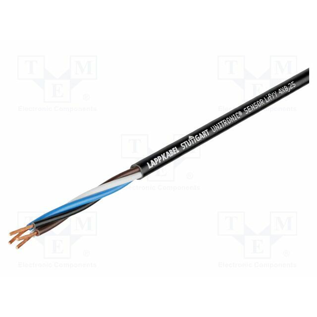 Wire; UNITRONIC® SENSOR; LifYY; 4x0.25mm2