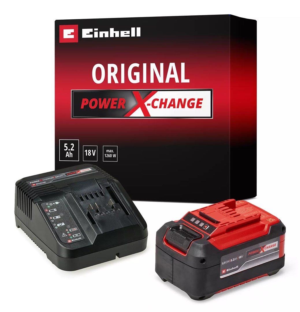 Einhell starter set 18V 5.2Ah