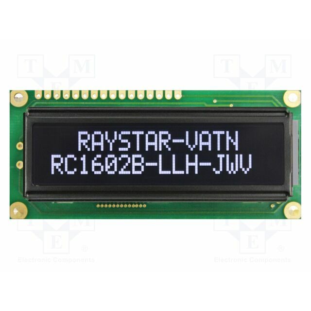 RAYSTAR OPTRONICS Display: LCD; alphanumeric; VA