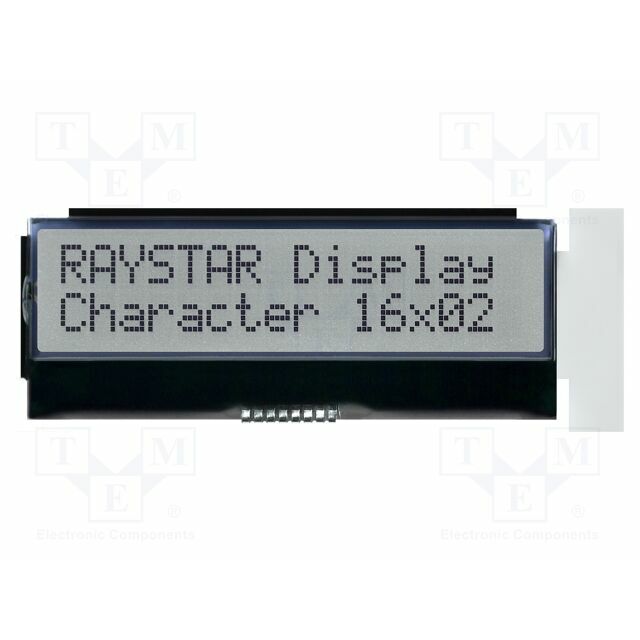 RAYSTAR OPTRONICS Display: LCD; alphanumeric; COG