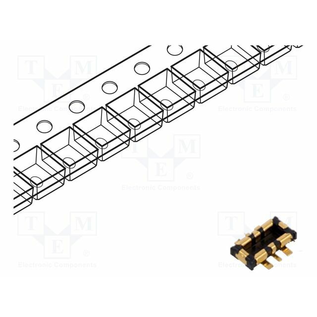 HIROSE Connector: PCB to PCB; socket