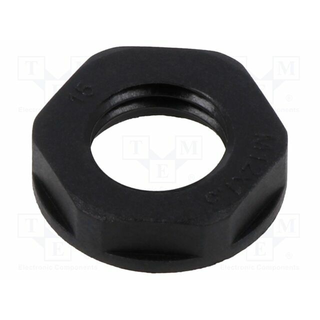 TE CONNECTIVITY Nut; M12; polyamide; 18mm