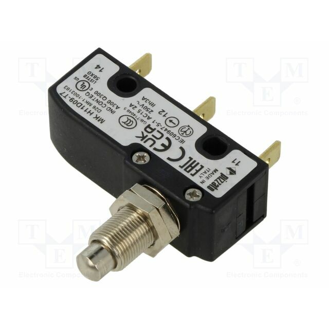PIZZATO ELETTRICA Microswitch SNAP ACTION; 16A/250VAC