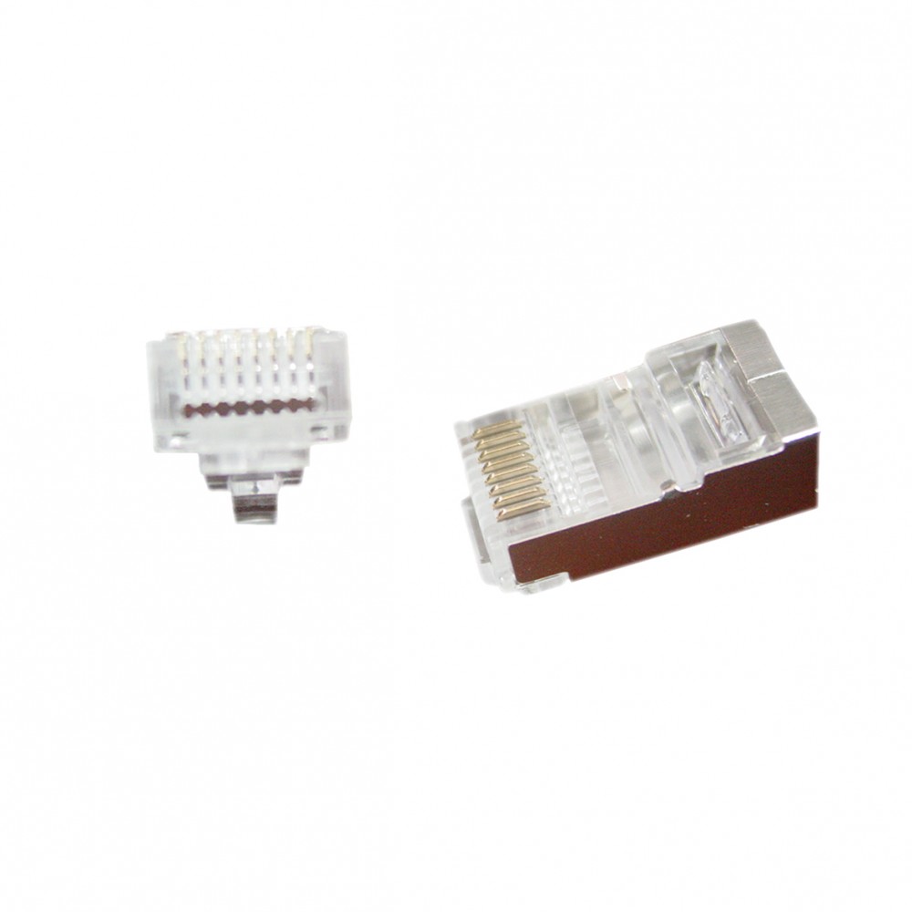 GEMBIRD Universal pass-through 8P8C/FTP/10pcs | LC-PTF-01/10