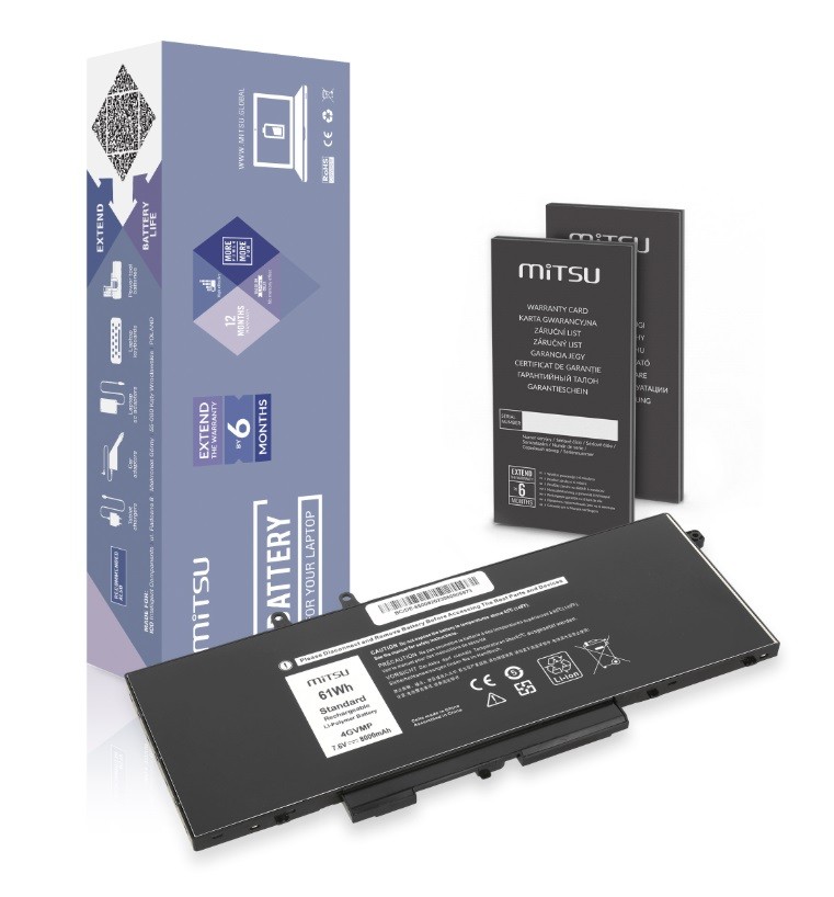 MITSU Battery 4GVMP for Dell Latitude
