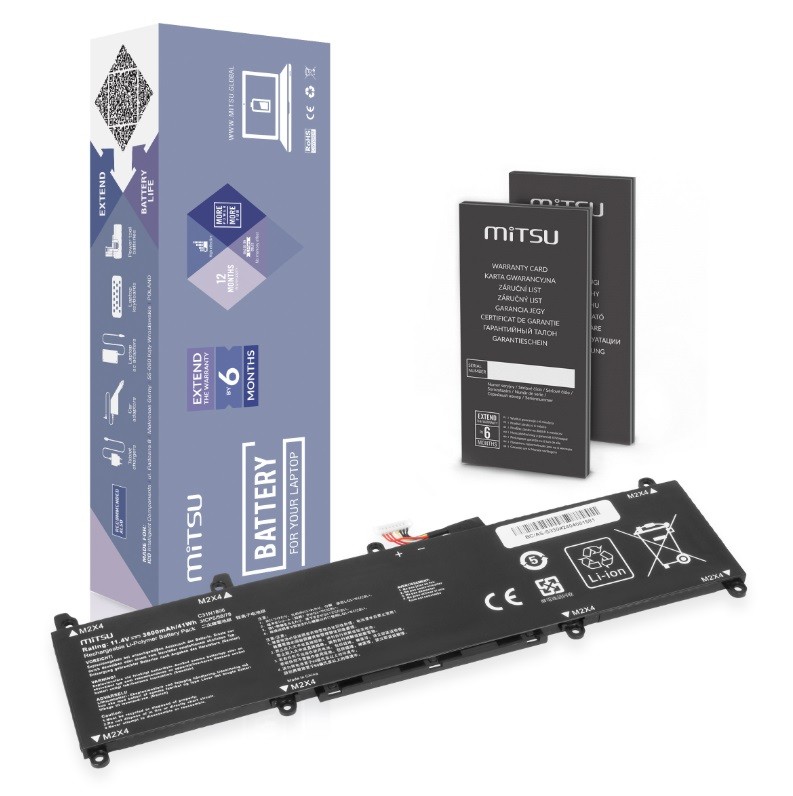 MITSU Battery C31N1806 for Asus VivoBook