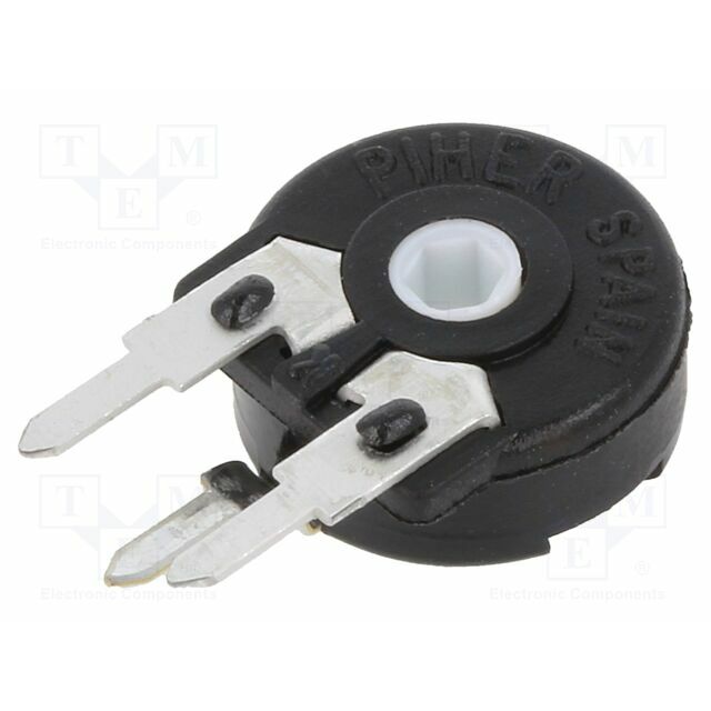 PIHER Potentiometer: mounting; 50kΩ; single turn