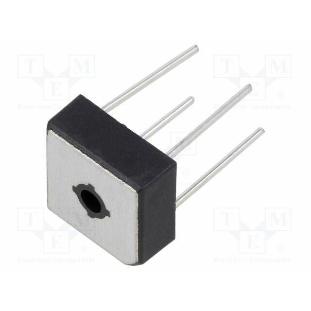 DC COMPONENTS Bridge rectifier: single-phase; Urmax: