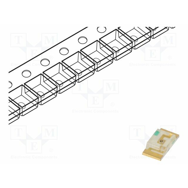 KINGBRIGHT ELECTRONIC LED; green; SMD; 1206