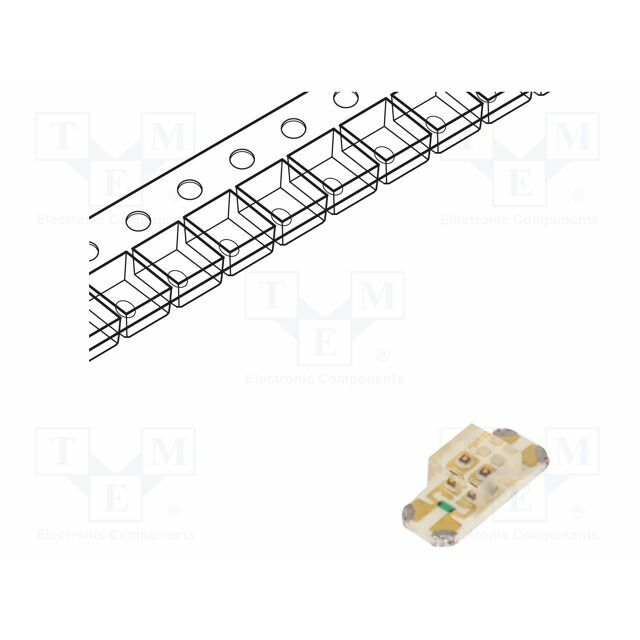 KINGBRIGHT ELECTRONIC LED; red/green; SMD; 2