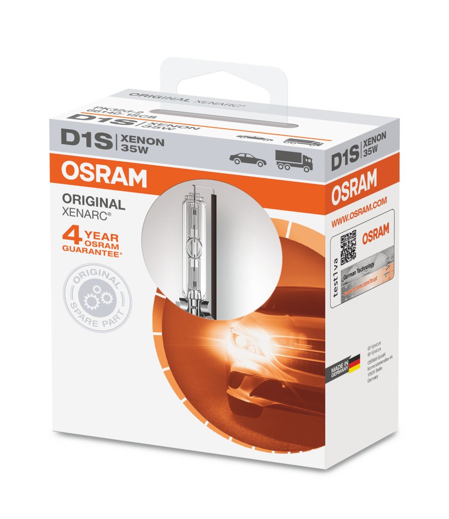 OSRAM XENARC ORIGINAL D1S ksenona spuldze
