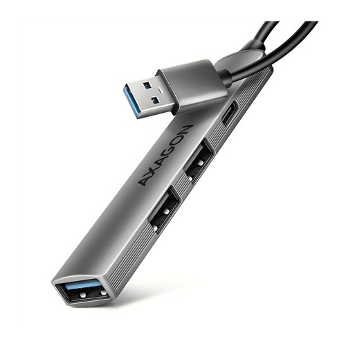 AXAGON HUE-STA ALU STRIP USB-A 4