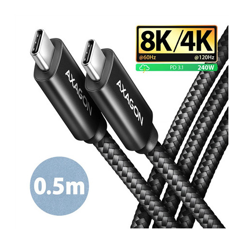 CABLE USB-C TO USB-C 0.5M