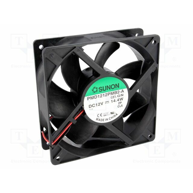 SUNON Fan: DC; 120x120x38mm; axial; 12VDC