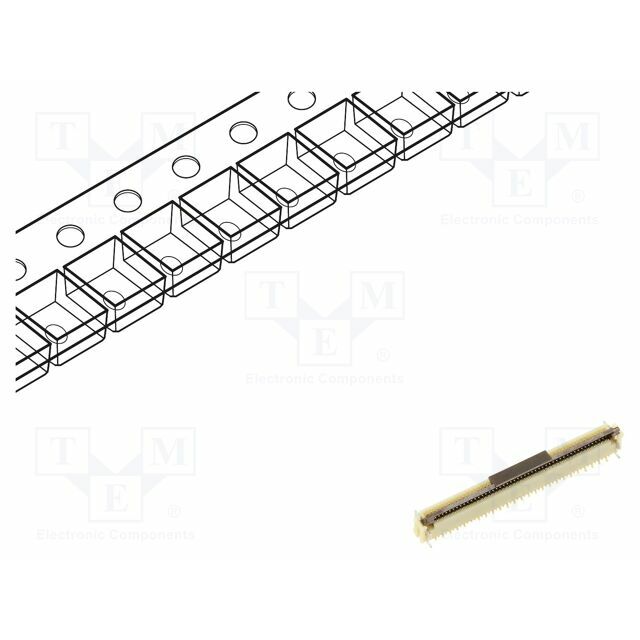 HIROSE Connector: FFC/FPC; gold-plated; SMT; 500mA