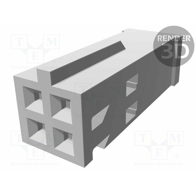 TE CONNECTIVITY Connector: pin strips; plug