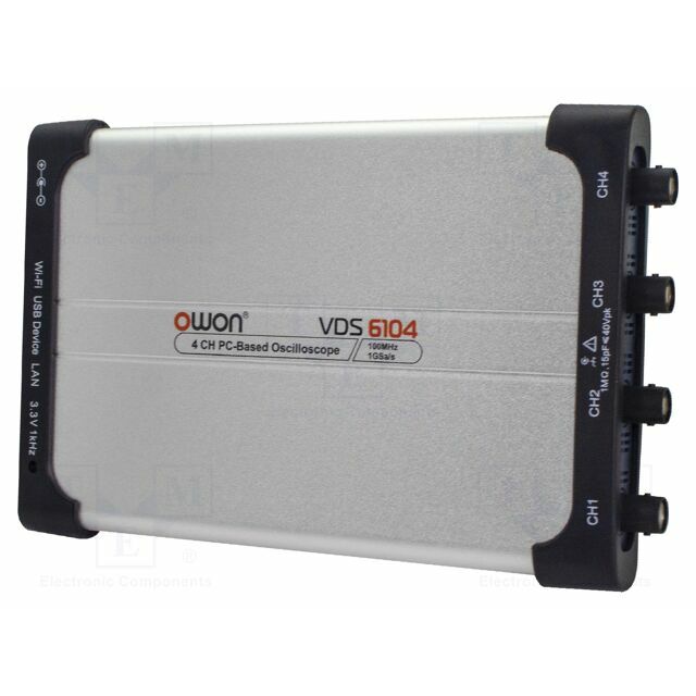 OWON PC connected oscilloscope; 100MHz; Ch: