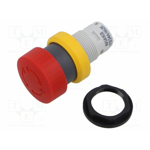 SCHLEGEL Switch: emergency stop; 16mm; red