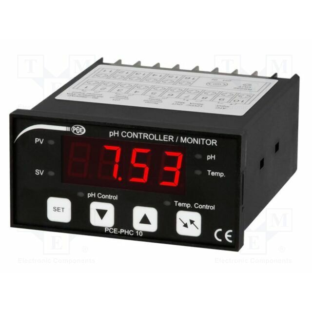 PCE INSTRUMENTS Meter: pH; LED; 0÷14pH