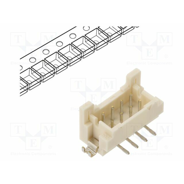 HIROSE Connector: PCB-cable/PCB; socket; male; PIN: