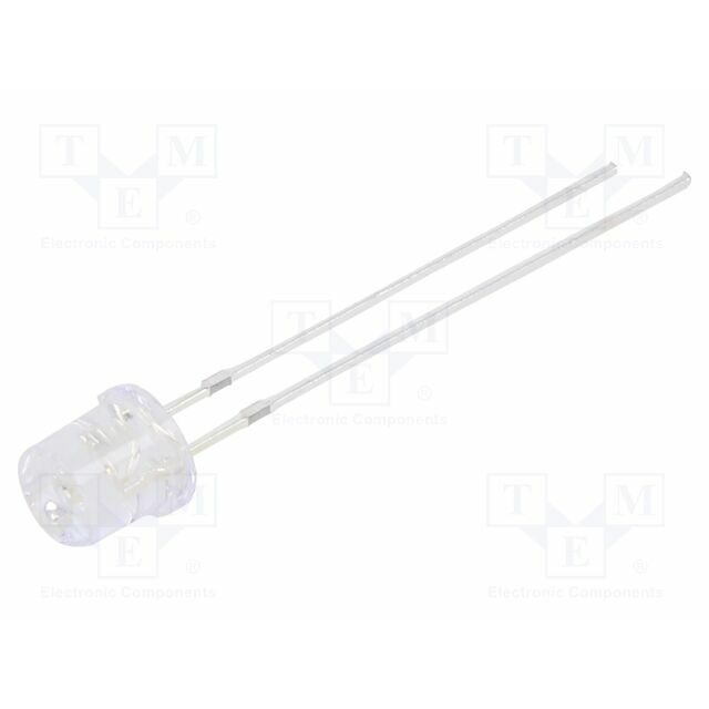 OPTOSUPPLY LED; blue; 5mm; 68÷100mcd; 140°