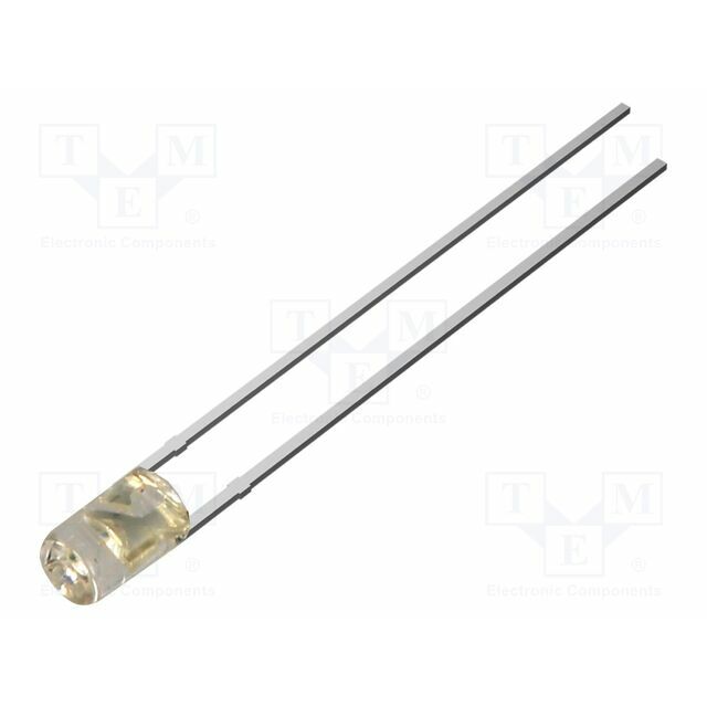 OPTOSUPPLY LED; blue; 3mm; 250mcd; 100°