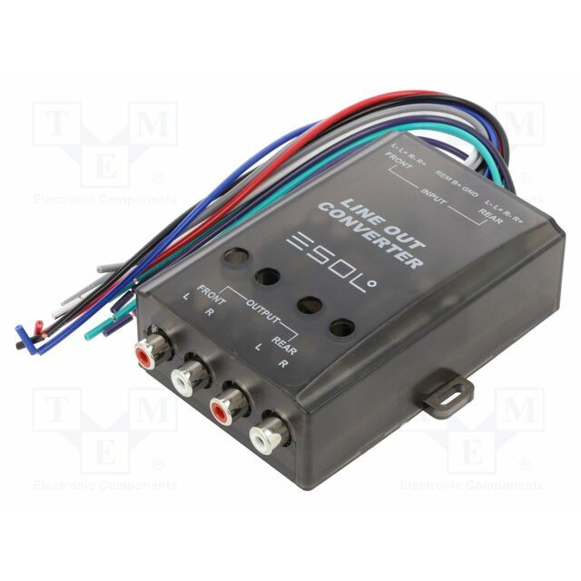Hi-Level converter; P: 50W; Input: wires