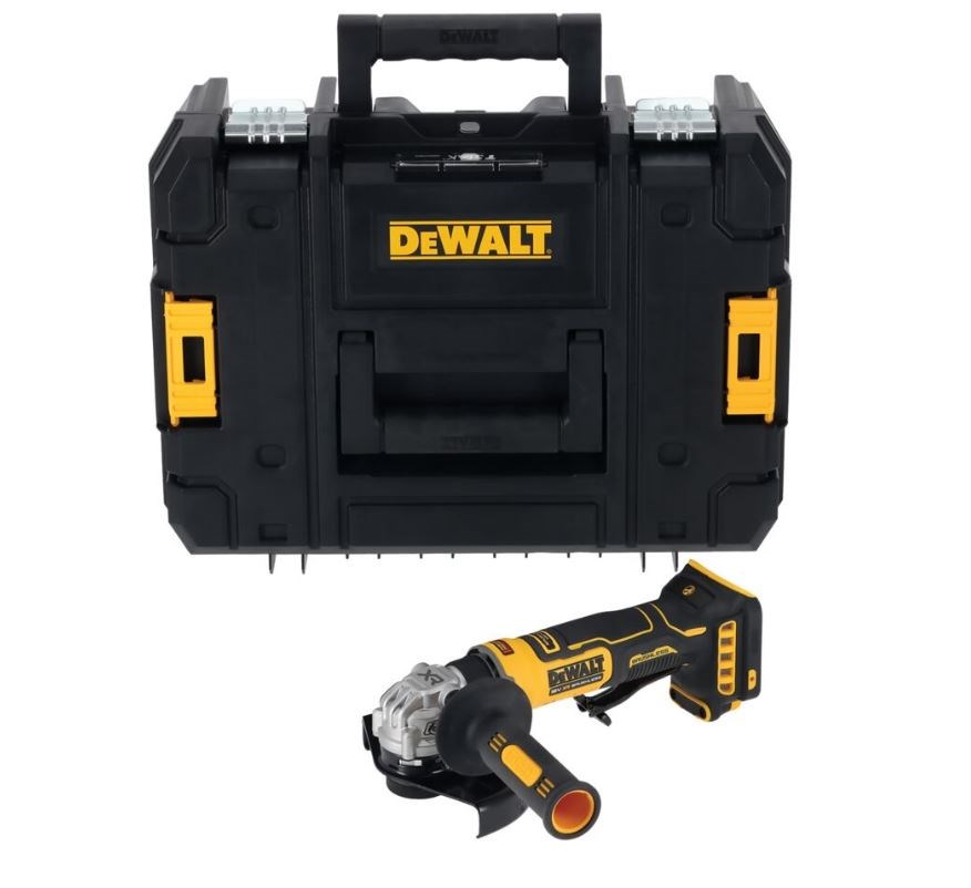 DeWALT Leņķa slīpmašīna BODYGRIP 125mm 18V
