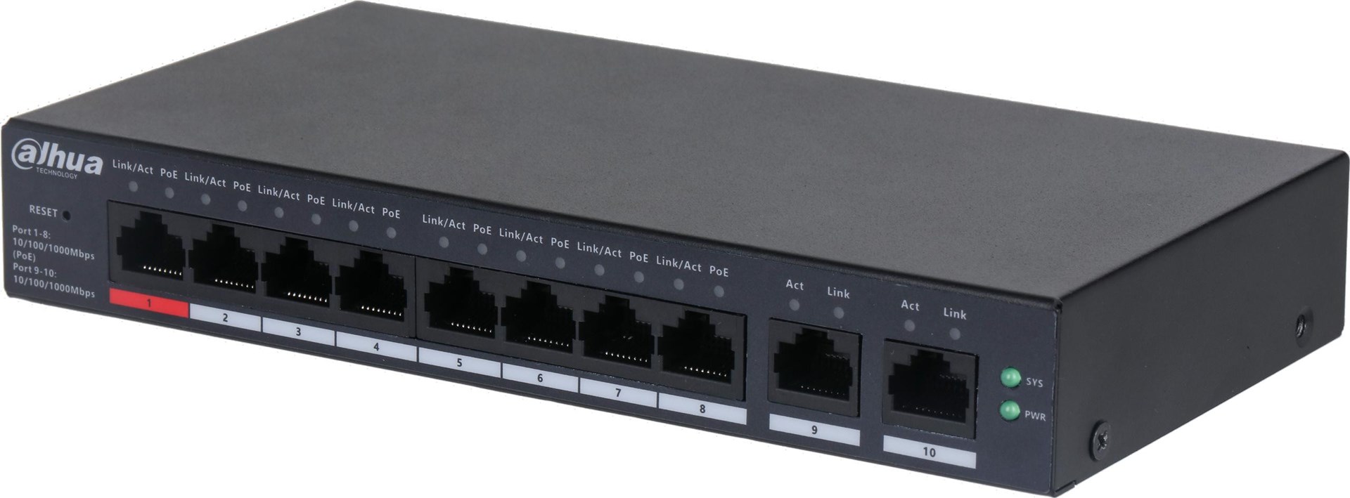 Dahua Technology DH-CS4010-8GT-110 network switch Managed