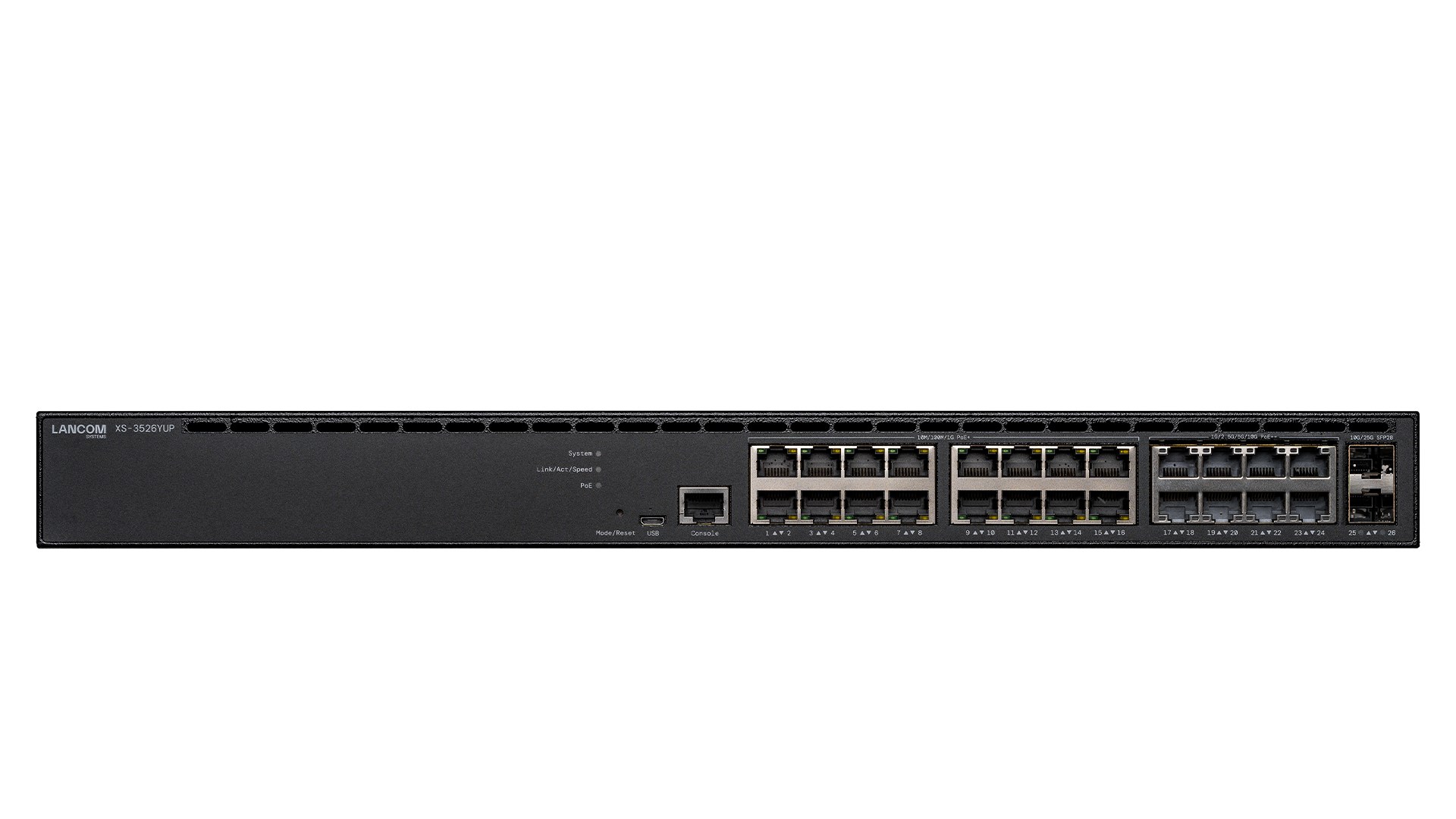 LANCOM XS-3526YUP Pārvaldāms L3-Lite multi-gigabitu PoE++