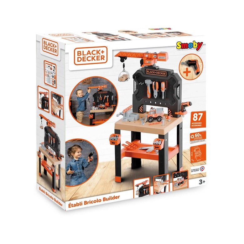 Simba-Dickie Workshop Black+Decker Bricolo Builder |
