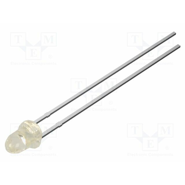 OPTOSUPPLY LED; blue; 3mm; 7000mcd; 15°