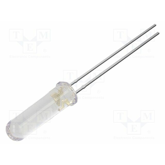 OPTOSUPPLY LED; green; 5mm; 4200mcd; 60°