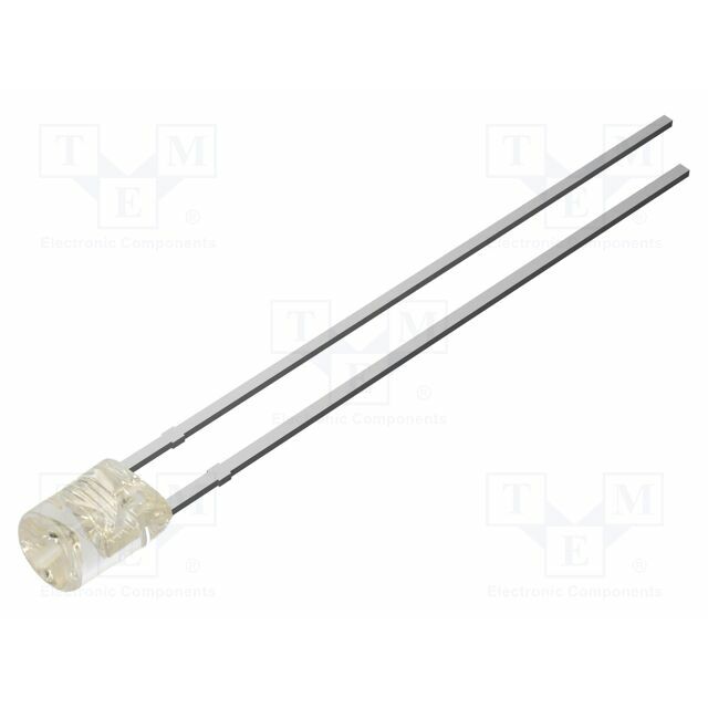 OPTOSUPPLY LED; blue; 3mm; 200mcd; 140°