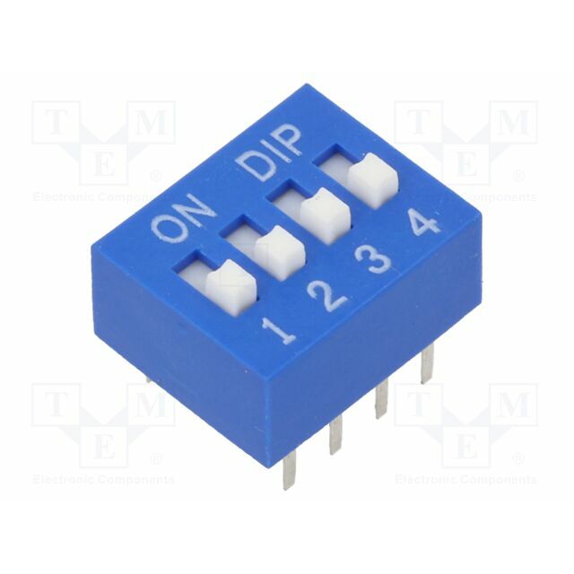 ONPOW Switch: DIP-SWITCH; Poles number: 4