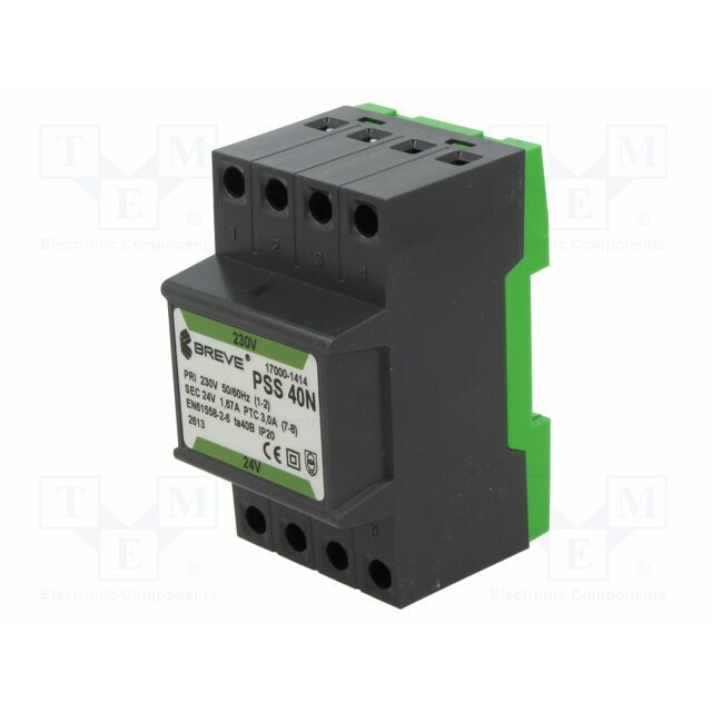BREVE TUFVASSONS Transformer: mains; 40VA; 230VAC