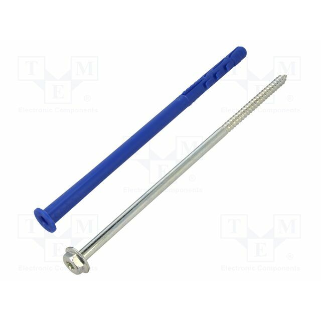 RAWLPLUG Plastic anchor; with screw; 10x200