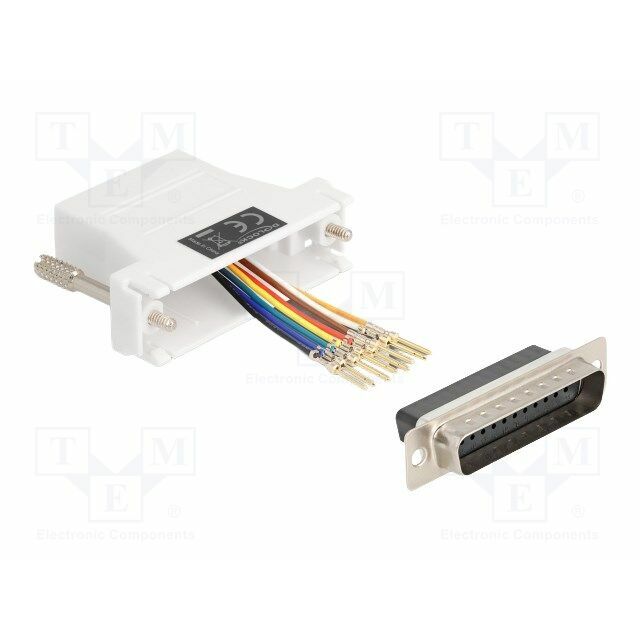 Adapter; D-Sub 25pin plug,RJ45 socket