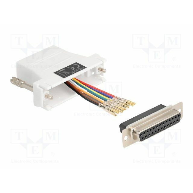 Adapter; D-Sub 25pin socket,RJ45 socket