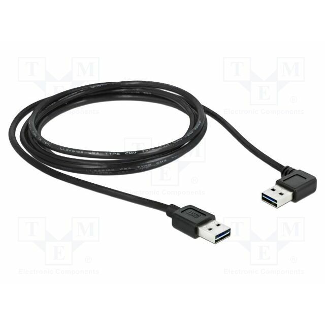 Cable; USB 2.0; gold-plated; 2m