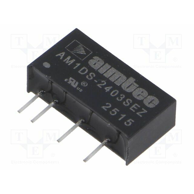 AIMTEC Converter: DC/DC; 1W; Uin: 19
