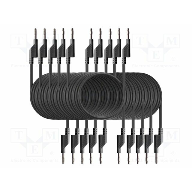 PEAKTECH Test lead: single; banana plug
