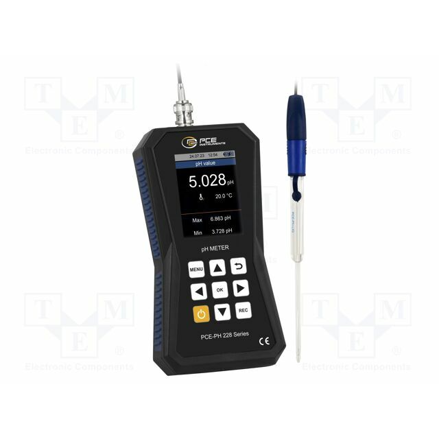 PCE INSTRUMENTS Meter: pH; LCD 2